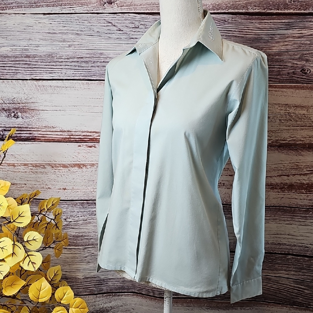 NEW MR. WITT EMBROIDERED LONG SLEEVE BUTTON-UP SHIRT